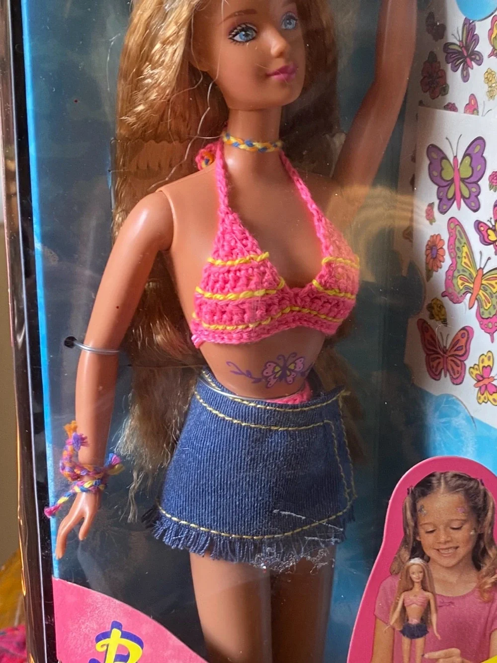 Vintage 1998 Butterfly Art Barbie Doll, Mattel